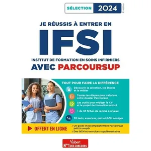 Comparateur de prix : Vuibert Je réussis à entrer en IFSI avec Parcoursup 2024: Pour intégrer une école d'infirmier