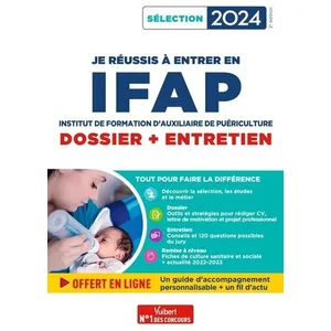 Vuibert Je réussis mon entrée en IFAP - Dossier + Entretien broché pas cher