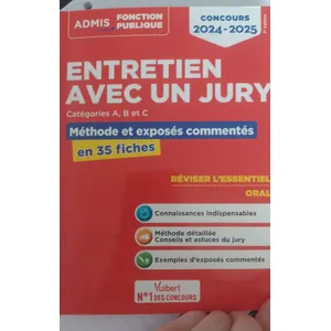 Comparateur de prix : Vuibert Entretien avec un jury - Concours de catégories A, B et C - Mé...