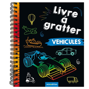 Minedition Eds Mini-livre à gratter - Véhicules pas cher