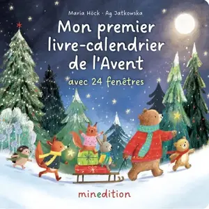 MINEDITION Mon premier livre-calendrier de l'Avent : avec 24 fenêtres pas cher