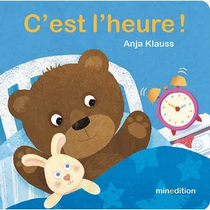 Minedition Eds C'est l'heure ! cartonné pas cher