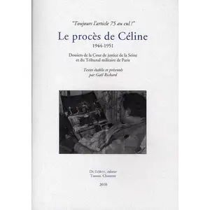 Lerot RICHARD Gaël, Le Procès de Céline Gaël Richard (Auteur) pas cher