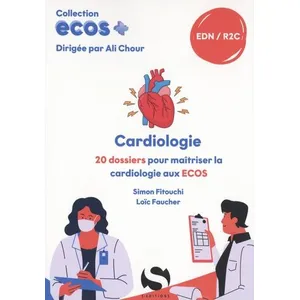 Comparateur de prix : S-Editions ECOS+ : Cardiologie : 20 dossiers pour maîtriser la cardiologie aux ECOS