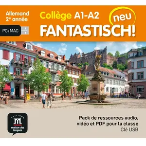 Comparateur de prix : MAISON LANGUES Fantastisch! Neu 2e année - Pack de ressource audio, vidéo et PDF pour la classe