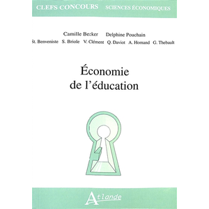 Atlande Eds Économie de l'éducation