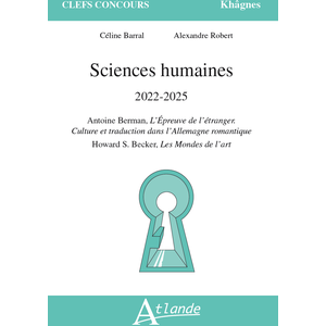 Atlande Eds Sciences humaines 2022-2025 pas cher
