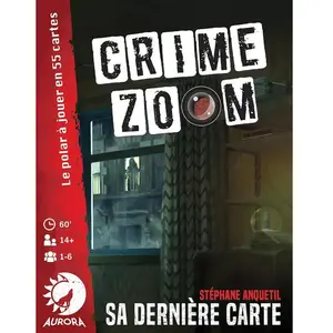 Jeu de société Aurora Crime Zoom Sa Dernière Carte pas cher