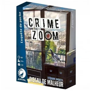 Comparateur de prix : Jeu de société CRIME ZOOM - Oiseau de Malheur  - Aurora Jeu de société  - AURCRI02FR 