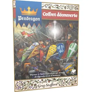 Jeu de rôles Asmodee Coffret découverte Pendragon pas cher