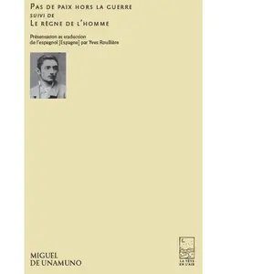 Comparateur de prix : Pas de paix hors la guerre suivi de le regne de l'homme broché