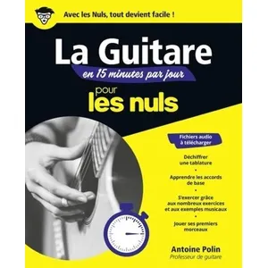 ISBN First Apprendre la guitare en 15 minutes par jour Mégapoche Pour les Nuls pas cher