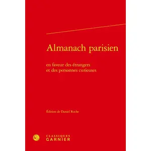 Comparateur de prix : Classiques Garnier Almanach parisien