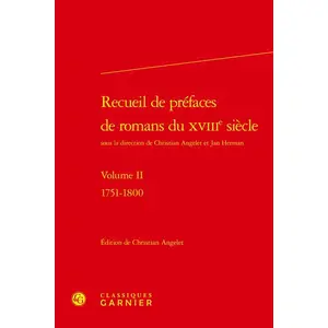 Comparateur de prix : Classiques Garnier Recueil de préfaces de romans du XVIIIe siècle