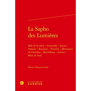 Comparateur de prix : Classiques Garnier La Sapho des Lumières