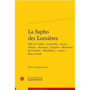 Comparateur de prix : Classiques Garnier La Sapho des Lumières