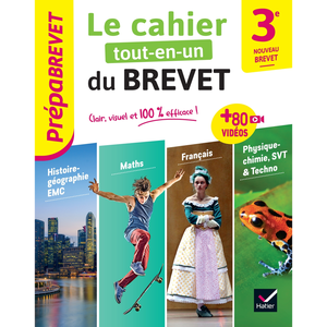 Comparateur de prix : Hatier Le Cahier Tout-En-Un Du Brevet 3e