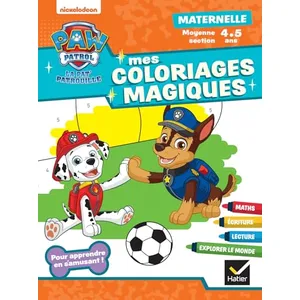 Hatier Mes Coloriages Magiques Maternelle Moyenne Section La Pat' Patrouille pas cher