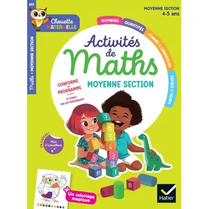 Comparateur de prix : Hatier Activités de maths : moyenne section, 4-5 ans : conforme au programme