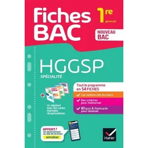 Hatier HGGSP spécialité, 1re générale : nouveau bac pas cher