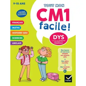 Hatier Mon CM1 facile ! Edition 2025 [ADAPTE AUX DYS] pas cher