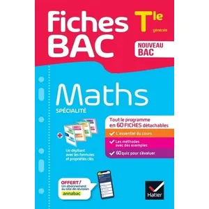 Comparateur de prix : Hatier Maths spécialité, terminale générale : nouveau bac
