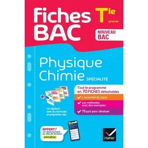 Hatier Physique chimie spécialité, terminale générale : nouveau bac pas cher