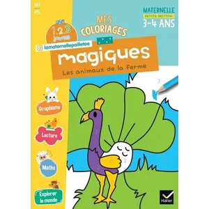 Comparateur de prix : Hatier Mes Coloriages Magiques Petite Section - Les Animaux De La Ferme