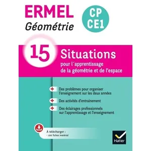 Hatier ERMEL - Géométrie CP/CE1 Éd. 2020 - Guide + ressources téléchargeables pas cher
