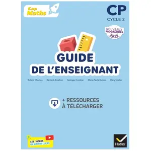 Cap Maths CP - Ed. 2025 - Guide pédagogique broché