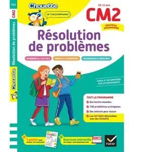 Hatier Résolution de problèmes CM2 - Cahier de soutien nouveau programme - Leçons et exercices corrigés (Broché) pas cher