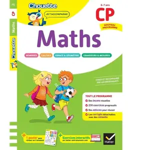 Hatier Maths CP - Cahier de soutien nouveau programme pas cher