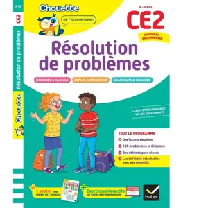 Hatier Résolution de problèmes ce2 - cahier de soutien nouveau programme pas cher