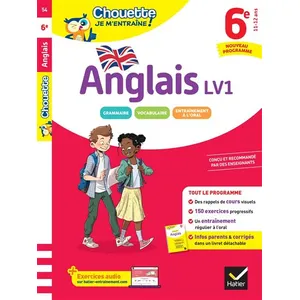 Hatier Chouette Je m'entraîne - Anglais 6e (A1 vers A2) Nouveau programme pas cher