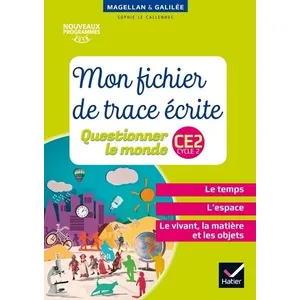 Comparateur de prix : Hatier Questionner le monde CE2 Cycle 2 : Mon fichier de trace écrite