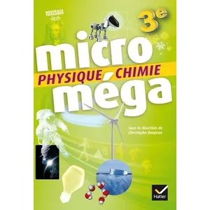 Comparateur de prix : Hatier MICROMEGA Tome 788 : physique-chimie - 3e - livre de l'élève (édition 2017)