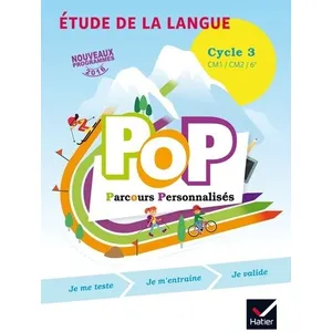Comparateur de prix : Hatier Etude De La Langue, Cycle 3 Cm1/Cm2/6e, Pop Parcours Personnalisés