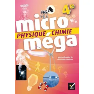 Comparateur de prix : Hatier MICROMEGA : physique-chimie - 4e - livre de l'élève (édition 2017)