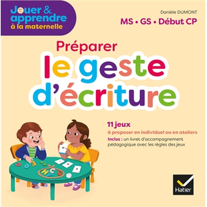 Comparateur de prix : Hatier Jouer & apprendre francais maternelle ps, ms, gs ed 2021 boite de jeux le geste d'ecriture