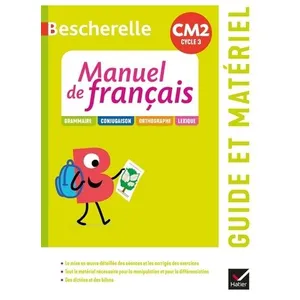 Comparateur de prix : Hatier Bescherelle - Français CM2 Éd. 2021 - Guide pédagogique + ressources à télécharger