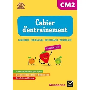 Hatier Mandarine : français - CM2 - cahier d'entraînement (édition 2021) pas cher