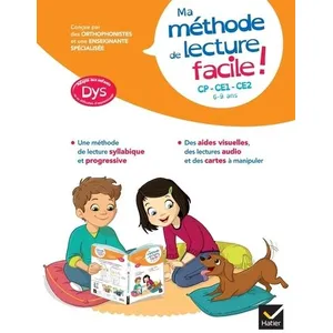 Comparateur de prix : Hatier Ma méthode de lecture syllabique facile ! [ADAPTE AUX DYS]