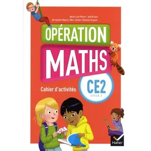 Comparateur de prix : Hatier Opération maths : CE2 - cahiers d'activités + matériel (édition 2018)