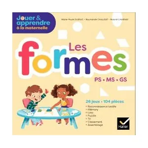 Comparateur de prix : Hatier Jouer et Apprendre - Les formes - PS, MS, GS - Éd. 2018 - Boîte...
