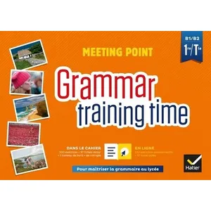 Comparateur de prix : Hatier Grammar training time - Anglais 1re/Tle Éd. 2019 - Cahier grammaire numérique