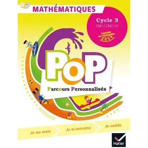 Comparateur de prix : Hatier Mathématiques Pop Parcours Personnalisés Cycle 3 Cm1/Cm2/6e