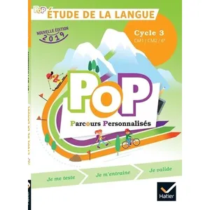 Comparateur de prix : Hatier Pop parcours personnalisés, étude de la langue : cycle 3, CM1, CM2, 6e