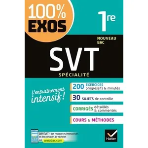 Comparateur de prix : Hatier SVT 1re générale (spécialité): exercices résolus - Nouveau programme de Première