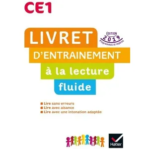Hatier Lecture CE1. Livret d'entraînement à la lecture fluide, Edition 2019 pas cher