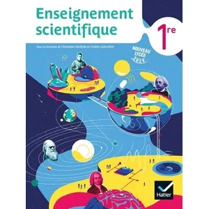 Hatier Enseignement scientifique - 1re - livre de l'élève (édition 2019) pas cher